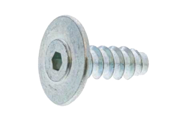 鉄(六角穴付)シンヘッド タッピンねじ(TH-TP-B0タイプ) 超薄頭 ゆるみ止め